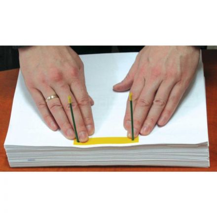 Механизм для скоросшивателя Attache разъемный металлопластиковый зеленый (80х120 мм, 10 штук в упаковке)