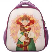 Ранец КОМУС Три богатыря Любава,Basic 2 отд.,эргоном. спинка,пайетки полиэс Ранец КОМУС Три богатыря Любава,Basic 2 отд.,эргоном. спинка,пайетки полиэс
