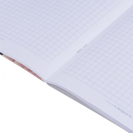 Тетрадь общая, BS, 150х210мм, 48л., клетка, скрепка. Flora, букет N4754