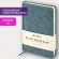 Ежедневник недатированный А5 138х213 мм BRAUBERG "Status", под кожу, 160 л., серо-голубой, 113365