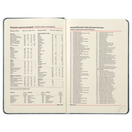 Ежедневник недатированный А5 138х213 мм BRAUBERG "Status", под кожу, 160 л., серо-голубой, 113365