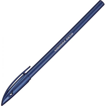 Ручка шариковая одноразовая Unimax EECO синяя (толщина линии 0.5 мм)