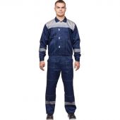 Костюм рабочий летний муж. л20-КБР синий/сер (р.60-62) 170-176