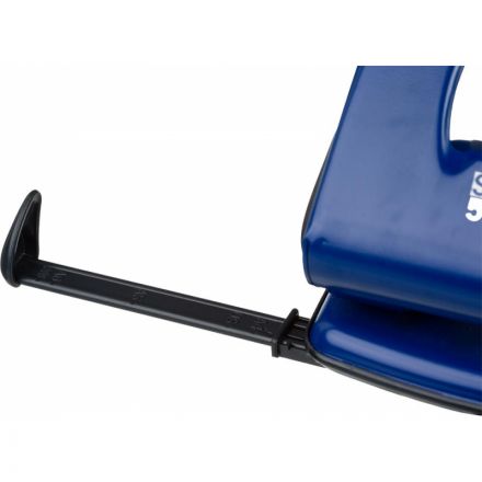 Дырокол Sax 518 до 40 листов синий с линейкой