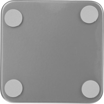 Подставка для письменных принадлежностей Attache (квадратная, 80х80х98 мм, металлическая сетка, серебро)