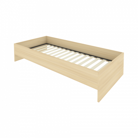 Light Кровать с ортопедическим основанием без изголовья С-К-90 Акация 950*2050*400