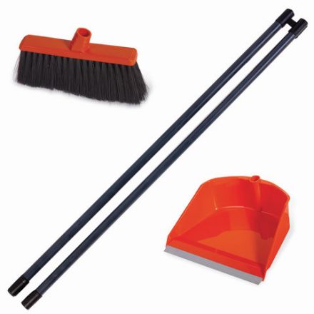 Совок для мусора + щетка, рукоятки 80 см, пластик, "ЛЕНИВКА", IDEA, М5177, М 5177 Совок для мусора + щетка, рукоятки 80 см, пластик, "ЛЕНИВКА", IDEA, М5177, М 5177