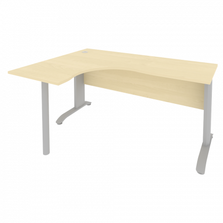 Riva Metal-L Стол криволинейный левый ПЛ.СА-4 (L) Клён/Тёмно-серый металл 1600*1200*750 Riva Metal-L Стол криволинейный левый ПЛ.СА-4 (L) Клён/Тёмно-серый металл 1600*1200*750