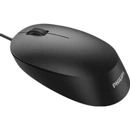 Мышь компьютерная Philips (SPK7207B/01) Проводная/3кн/USB 2.0/1200dpi/черн