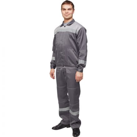 Костюм рабочий летний муж. л22-КПК т.сер./св.сер (р.52-54) 158-164 Костюм рабочий летний муж. л22-КПК т.сер./св.сер (р.52-54) 158-164