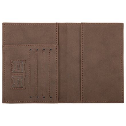 Обложка для паспорта с карманами и резинкой, мягкая экокожа, "PASSPORT", коричневая, BRAUBERG, 238204