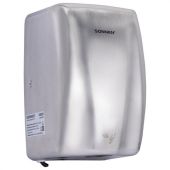 Сушилка для рук ВЫСОКОСКОРОСТНАЯ АНТИВАНДАЛЬНАЯ SONNEN K2020, 1000 Вт, 100 м/с, IPX3, 72 дБ, нержавеющая сталь, 607193