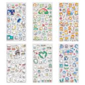 Наклейки гелевые "Зверята", 17,5х9 см, ассорти 6 видов, FUNSTER (ФАНСТЕР), 666080 Наклейки гелевые "Зверята", 17,5х9 см, ассорти 6 видов, FUNSTER (ФАНСТЕР), 666080