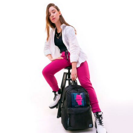 Рюкзак BRAUBERG FASHION CITY универсальный, карман-антивор, "The original", черный, 44х31х16 см, 271674