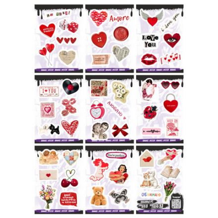 Наклейки виниловые, 45-78 шт., 9 листов, А6, "ЯРКИЕ ДИЗАЙНЫ", АССОРТИ, NALEPKING Наклейки виниловые, 45-78 шт., 9 листов, А6, "ЯРКИЕ ДИЗАЙНЫ", АССОРТИ, NALEPKING