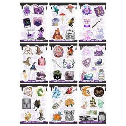 Наклейки виниловые, 45-78 шт., 9 листов, А6, "ЯРКИЕ ДИЗАЙНЫ", АССОРТИ, NALEPKING Наклейки виниловые, 45-78 шт., 9 листов, А6, "ЯРКИЕ ДИЗАЙНЫ", АССОРТИ, NALEPKING