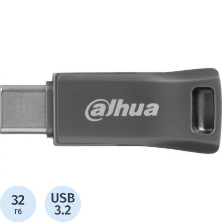 Флеш-память Dahua 32 Гб, USB3.2 Gen1 Type A и Type C DHI-USB-P639-32-32GB