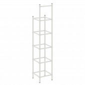 Loft Угловой проходной переходной модуль VR.L-SL.UPK-3.4.5 Белый металл 446*446*2280