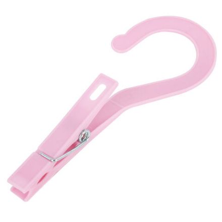 Прищепки бельевые с крючком 13 см, КОМПЛЕКТ 10 штук, пластик, ассорти, PRIMILA (ПРИМИЛА) EXTRA, 700519