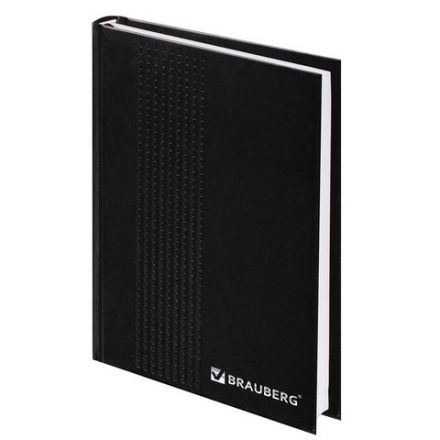 Ежедневник датированный на 4 года А5 135х207 мм BRAUBERG бумвинил 192 л., черный, 126543