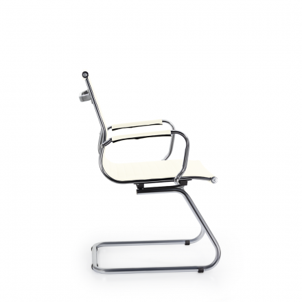 Кресло СН-300 Кайман Н/п soft хром S-0427 (слоновая кость)