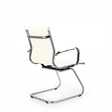 Кресло СН-300 Кайман Н/п soft хром S-0427 (слоновая кость)