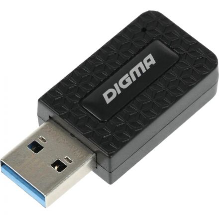 Сетевой адаптер Wi-Fi Digma DWA-AC1300C AC1300 USB 3.0 (ант.внутр.) 1ант