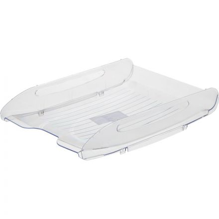 Лоток для бумаг Attache Элегант прозрачный 340х255х63