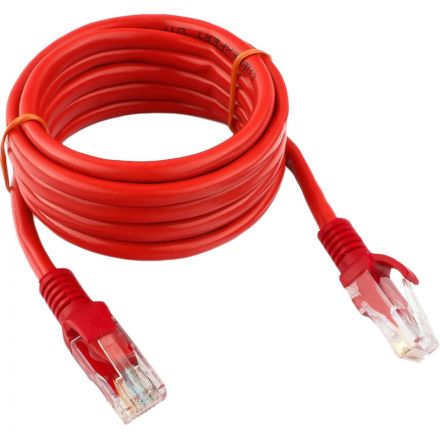 Патч-корд UTP Cablexpert PP12-2M/R кат.5e, 2м, красный