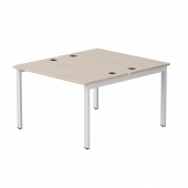 Бенч-система на 2 места Everprof EVO на металлокаркасе 1180х670(1370)x755 Дуб Соната/Белый