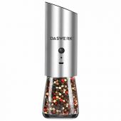 Гравитационная мельница для соли и специй электрическая, USB, PM-7, DASWERK (ДАСВЕРК), 456625