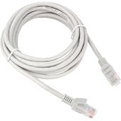 Патч-корд LSZH UTP Cablexpert кат.5e, 3м, литой, многожильный (серый)