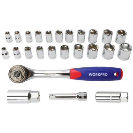 Набор инструментов 32предмета (метрический/дюймовый инструмент3/8),WP202528