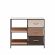 Комод Leset Локи 3 ящ. с полкой, Коричневый, Бежевый, Коричневый, Бежевый, светло-коричневый, темно-коричневый, Лён искусственный