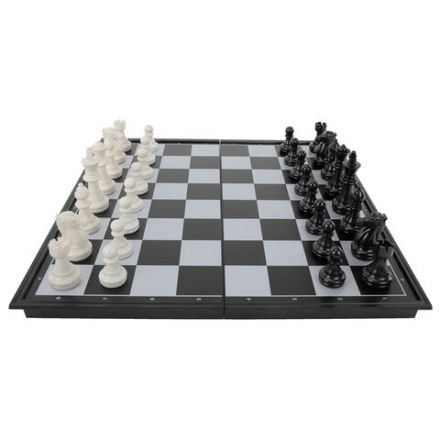 Шахматы, шашки, нарды магнитные "3 в 1" ХИТ, доска 25х25 см, ЗОЛОТАЯ СКАЗКА, 665763