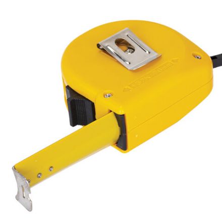 Рулетка измерительная 7,5 м х 25 мм, пластиковый корпус, с фиксатором, ГРАНДМАСТЕР Classic, 671362