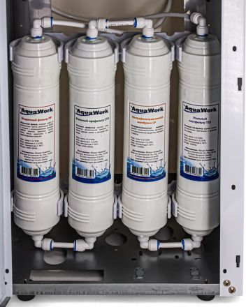 Пурифайер Aqua Work 105-LDR/SF+F бело-черный