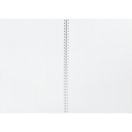 Бизнес-тетрадь А4,80л,кл,греб,обл.мат.лам. Attache Selection Pastel Полосы