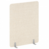 R-line soft Перегородки на металлических опорах на фетровых подпятниках AP.F-140-180 Romeo 02/Серый металл 1400*18*1800