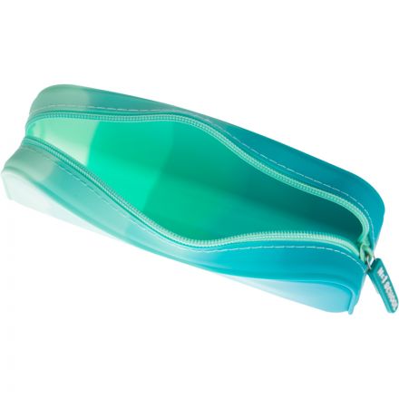 Пенал силиконовый Радуга голубой,205x50x65 мм