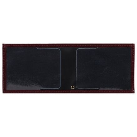 Обложка для удостоверения "Ветеран боевых действий" натуральная кожа шик, 3D-герб + тиснение, темно-бордовая, BRAUBERG, 238871