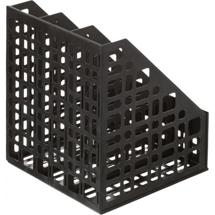 Лоток для бумаг Attache вертикальный 3 отделения черный Лоток для бумаг Attache вертикальный 3 отделения черный