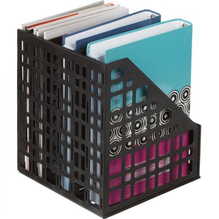 Лоток для бумаг Attache вертикальный 3 отделения черный Лоток для бумаг Attache вертикальный 3 отделения черный