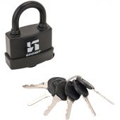 Замок навесной всепогод_УЗК Аллюр ВС1Ч-376П (71xd=10) чугун черный (6кл)