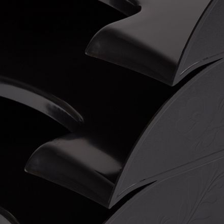 Лоток горизонтальный Комус Русская серия, черный непроз Лоток горизонтальный Комус Русская серия, черный непроз