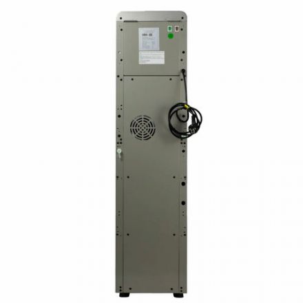 Кулер для воды VATTEN L09SE, напольный, НАГРЕВ/ОХЛАЖДЕНИЕ ЭЛЕКТРОННОЕ, бутыль снизу, 3 крана, серебристый, УТ-00001465