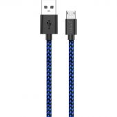 Кабель USB PERO DC-04 micro-USB, 2А, 2м, Blue-black