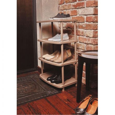 Этажерка BP_ лдля обуви ПАОЛА 3 полки 490Х310Х545мм коричневый Этажерка BP_ лдля обуви ПАОЛА 3 полки 490Х310Х545мм коричневый