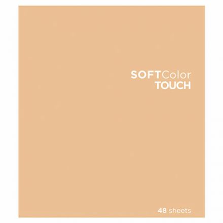 Тетрадь А5 48 л., ПЗБМ, скоба, клетка, Soft Touch, брайль 3D, "СофтКолорТач", микс в спайке, 28213