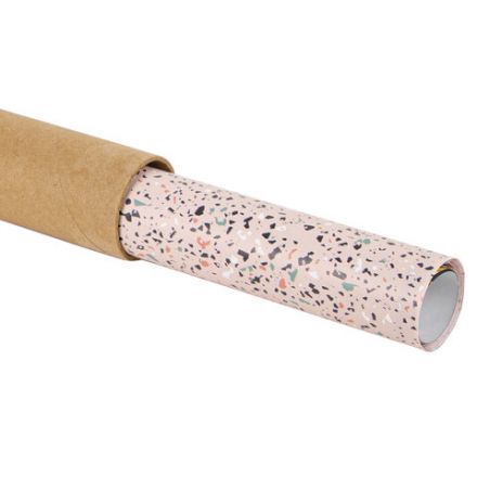 Бумага упаковочная мелованная НАБОР 3 шт., "Terrazzo", 70х100 см, 3 дизайна, ЗОЛОТАЯ СКАЗКА, 592066